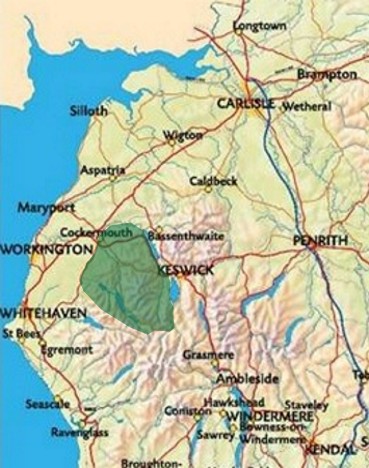 A map of our area in Cumbria.